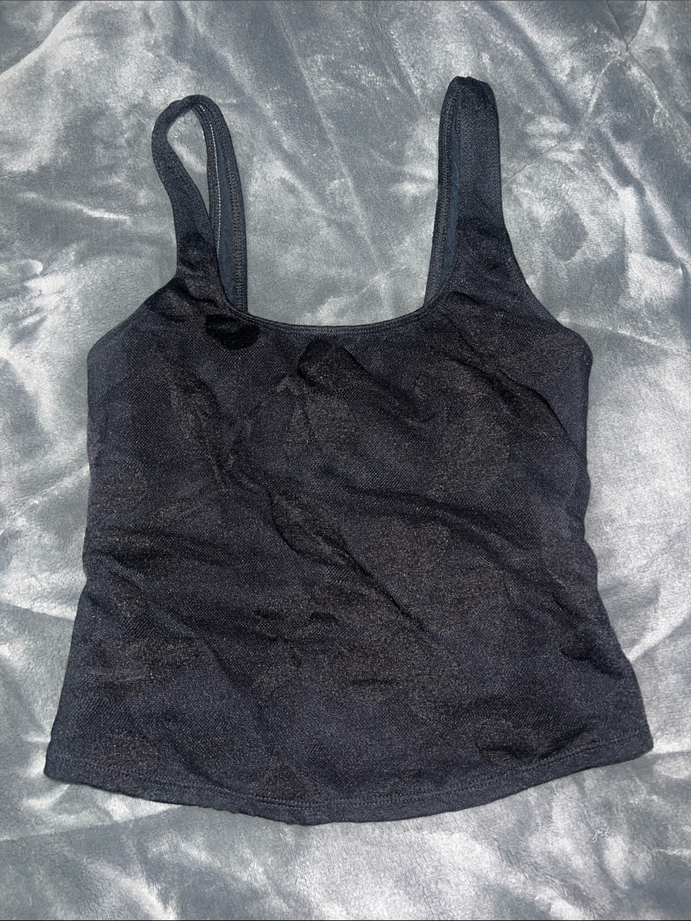 black tank top